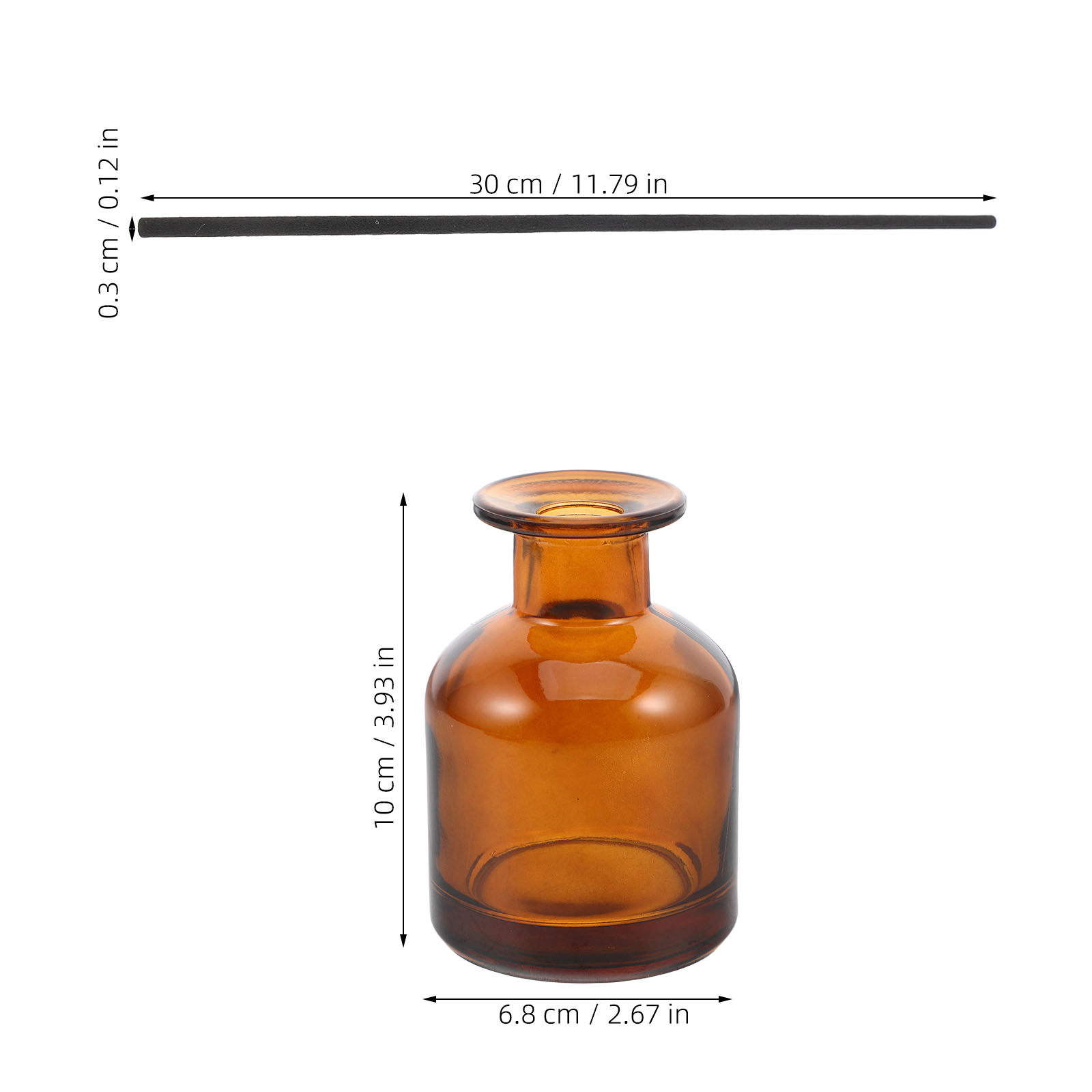 1Set Glass Reed Diffuser Bottl - огляд і ціна Home Fragrance Usa