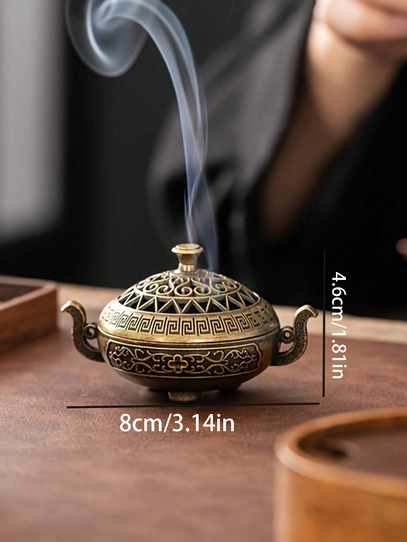 Nepal Style Brass Incense Burn - огляд і ціна Home Fragrance Gift